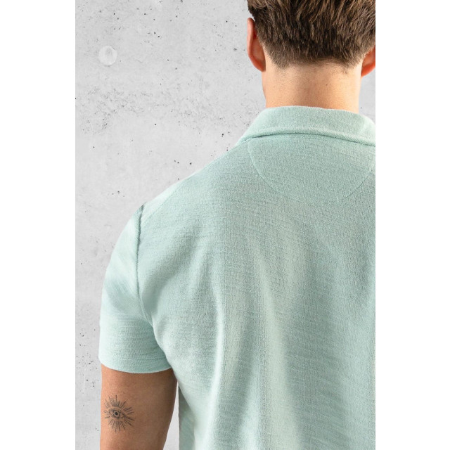 Kollekt Prato slub terry polo mint 7273-403 large