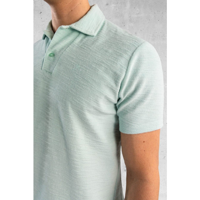 Kollekt Prato slub terry polo mint 7273-403 large