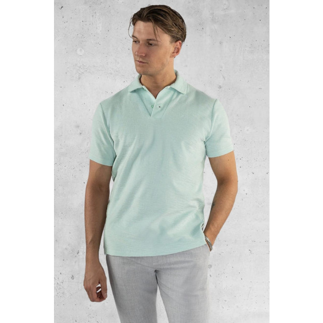 Kollekt Prato slub terry polo mint 7273-403 large