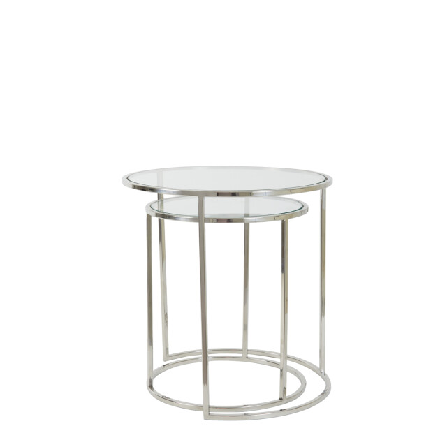 Light & Living bijzettafel duarte Ø50x52cm - set van 2 2910245 large