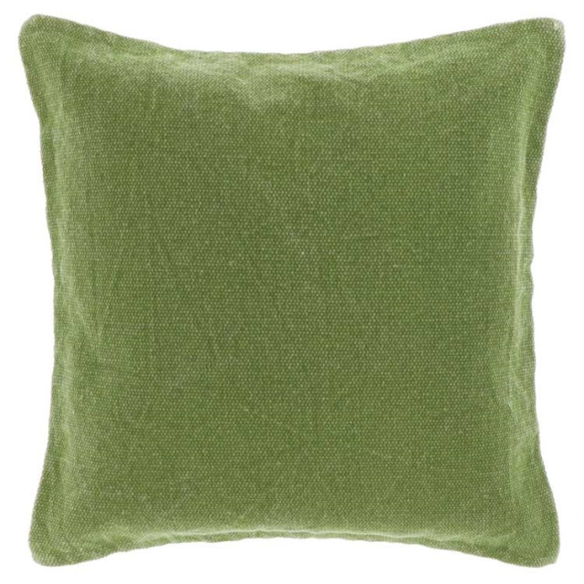 Unique Living kussen loek 45x45cm olive green 2070230 large