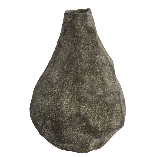Light & Living vaas deco 29x27x41,5 cm marzoku donker -crème 2883683 large