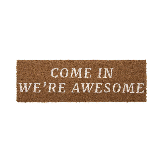 Present Time deurmat come in we're awesome - 75x25x1,5cm 2917852 large