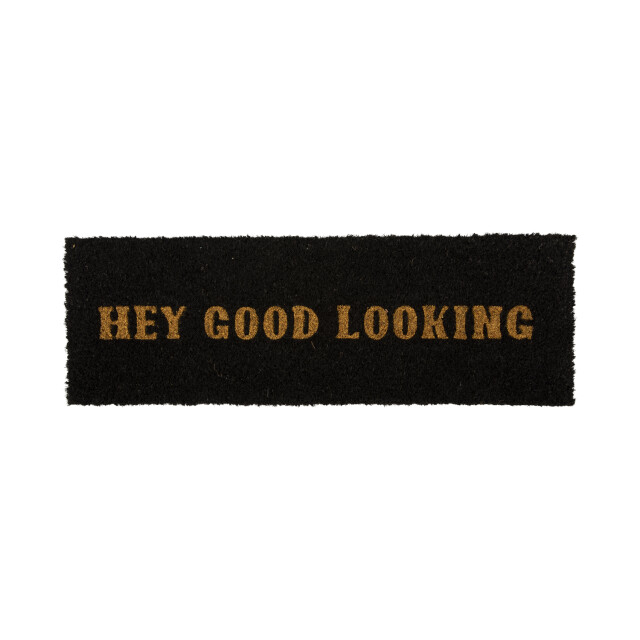 Present Time deurmat hey good looking - 75x25x1,5cm 2917850 large