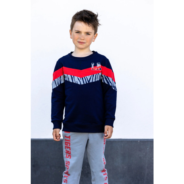 B'Chill Jongens jogging broek camiel - Camiel - Grijs large