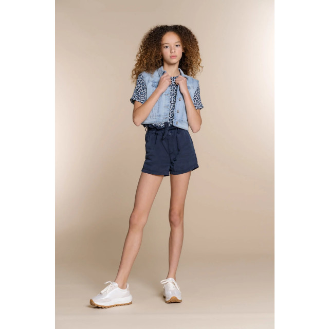 Geisha Meisjes short marine 21024K-10-000675 - navy large