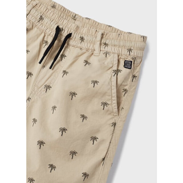 Mayoral Jongens short print - 3227-Beige-083 large