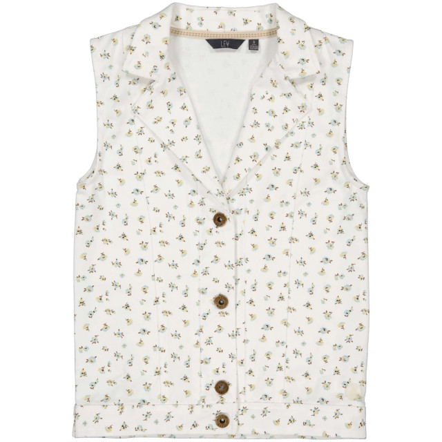 Levv Meisjes gilet dora aop off bloemen LDORAS233 - AOP OFWH F large