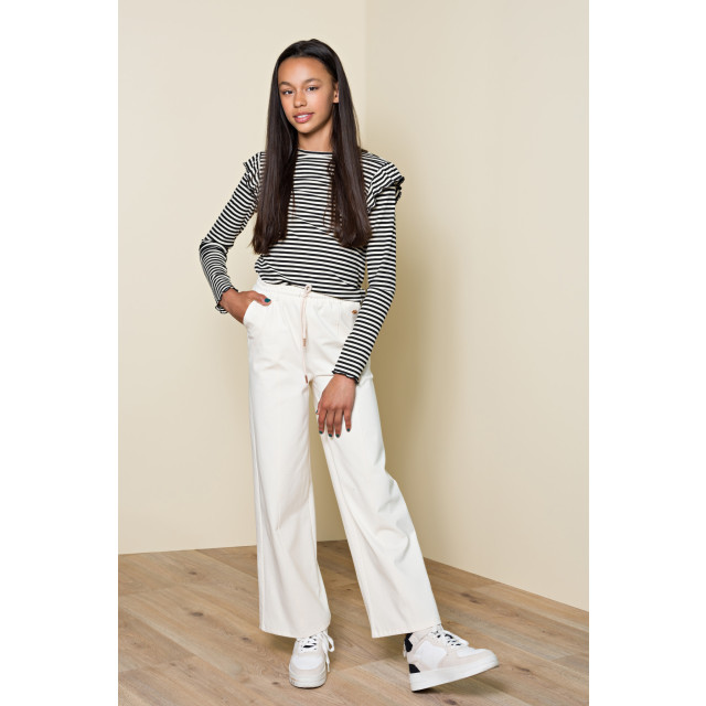 NoBell Meisjes pallazo broek sunet pearled ivory Q302-3606-020 large