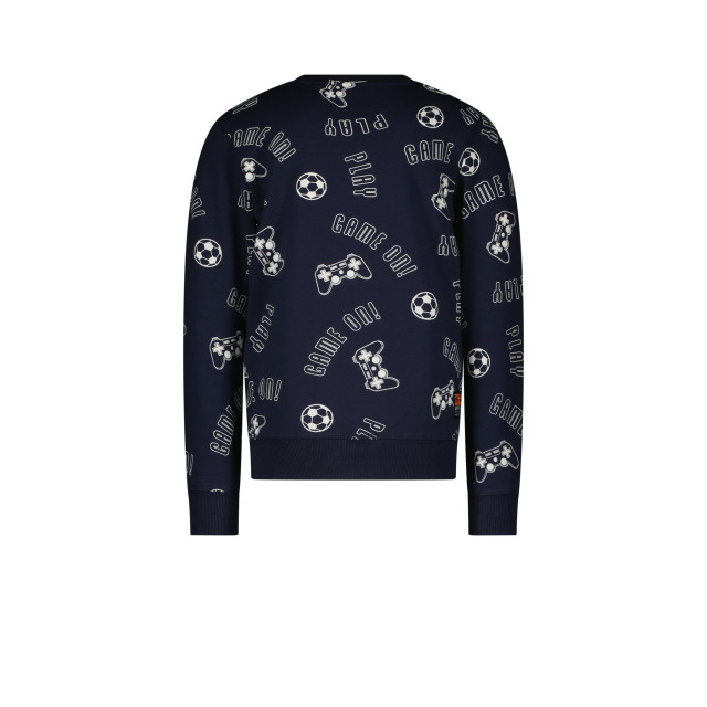 TYGO & vito Jongens sweater aop jesse navy X308-6325-190 large