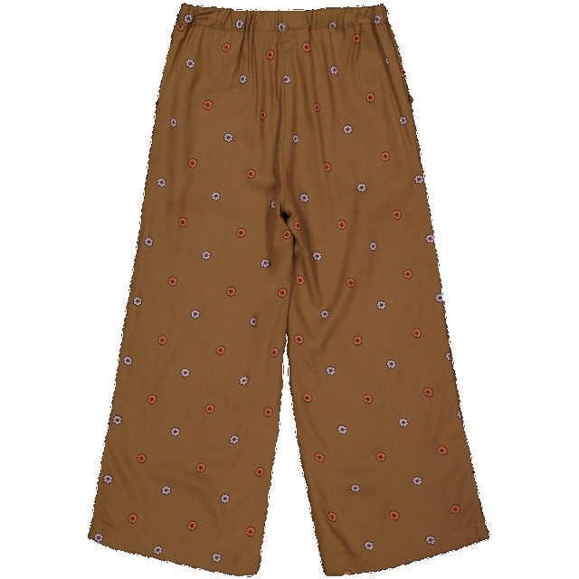 Quapi Meisjes broek aaltje aop bloemen W231 - Q-AALTJE - AOP BROWN large