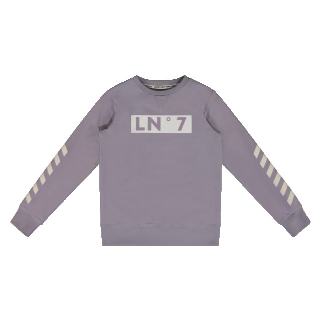 Lucky No. 7 Jongens sweater minimal LBW23SW017 - Minimal grijs large