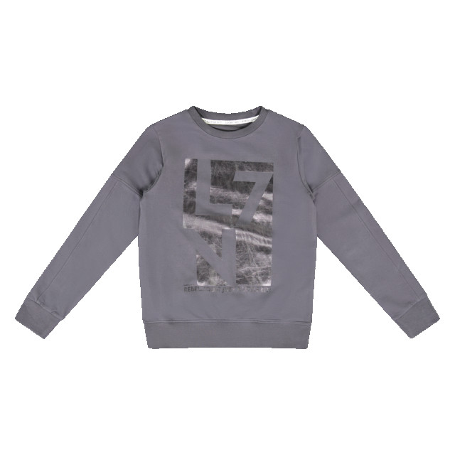 Lucky No. 7 Jongens sweater - LBW23SW006 - Zwart large