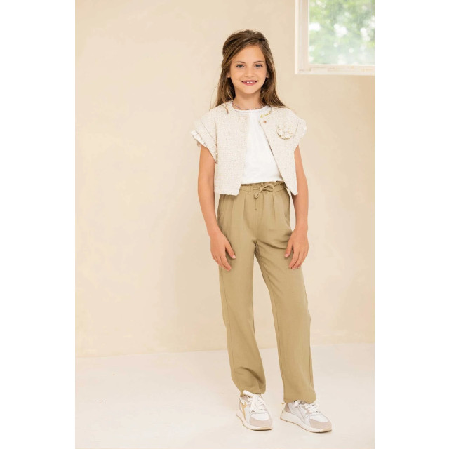 Like Flo Meisjes broek linnen wide leg - F311-5660-006 large