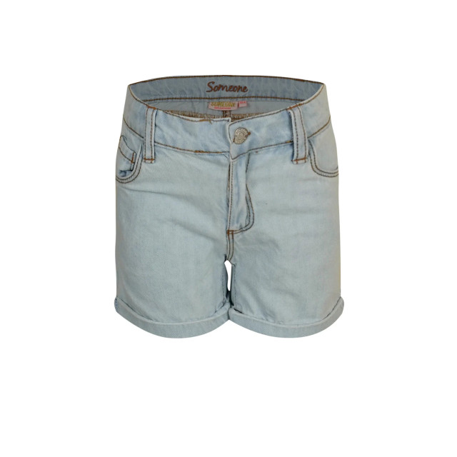 Someone Meisjes jeans short livia-sg-30-f zacht denim LIVIA-SG-30-F-SOFT BLUE DENIM large