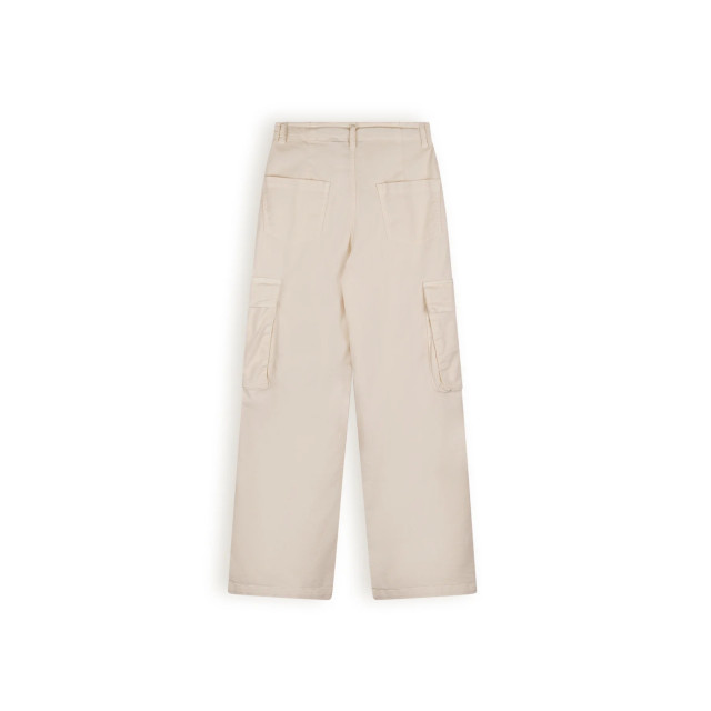 NoBell Meisjes broek cargo stretch susy pearled wit Q402-3603-020 large