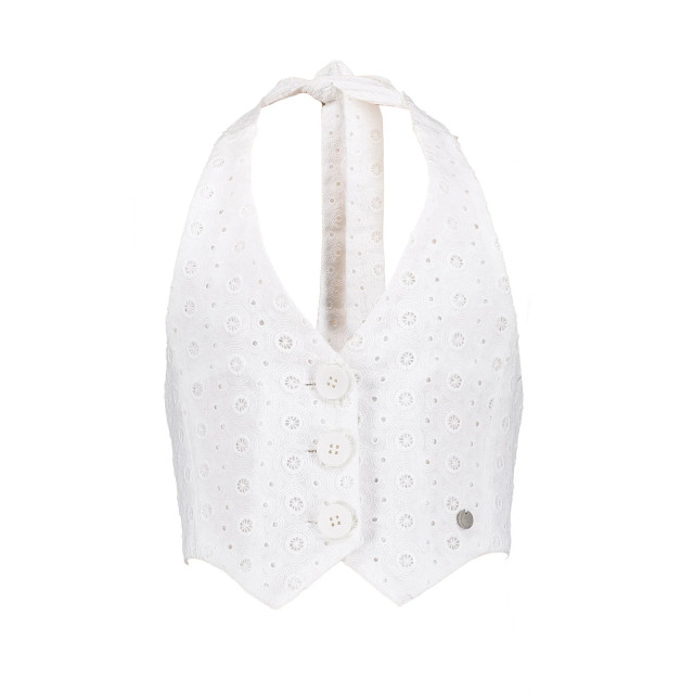 Frankie & Liberty Meisjes vest nicole bright white FL24314 - Bright White large