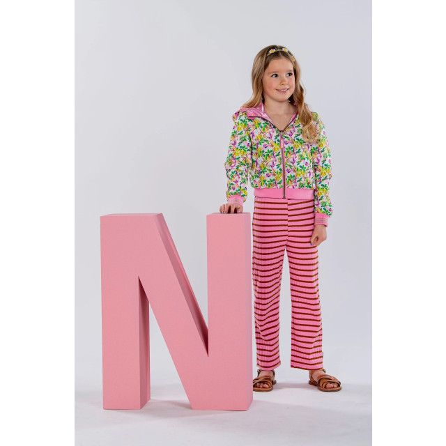 B.Nosy Meisjes jumpsuit gabriella sugar + pinda streep Y403-5670-281 large