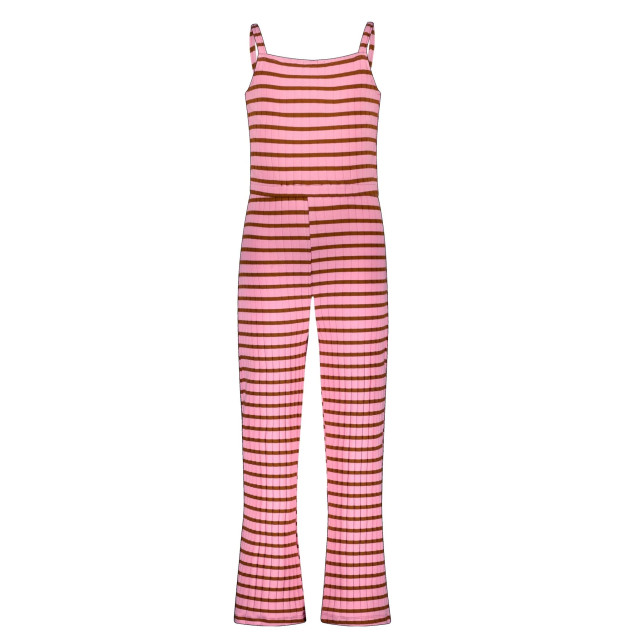 B.Nosy Meisjes jumpsuit gabriella sugar + pinda streep Y403-5670-281 large