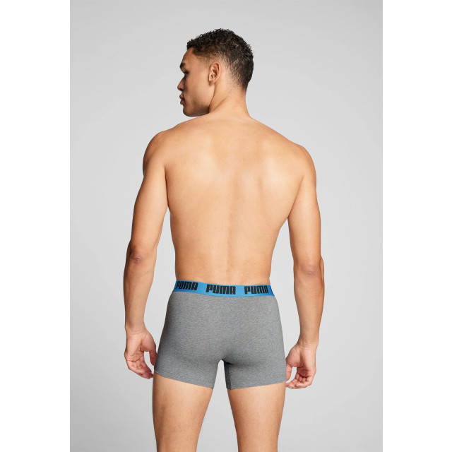 Puma Basic boxer 2-pack 701226387 019 grey melange/ speed 701226387 019GreyMelangeSpeedBlue large