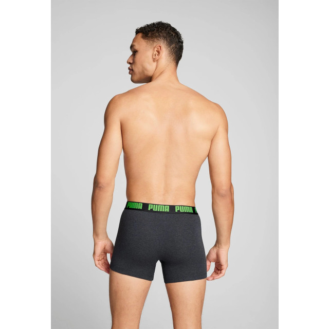 Puma Basic boxer 2-pack 701226387 018 / green 701226387 018black/green large