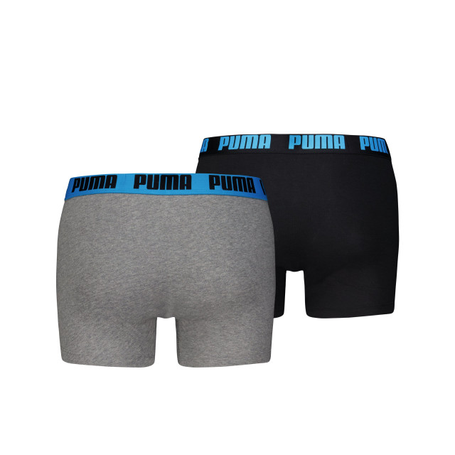 Puma Basic boxer 2-pack 701226387 019 grey melange/ speed 701226387 019GreyMelangeSpeedBlue large