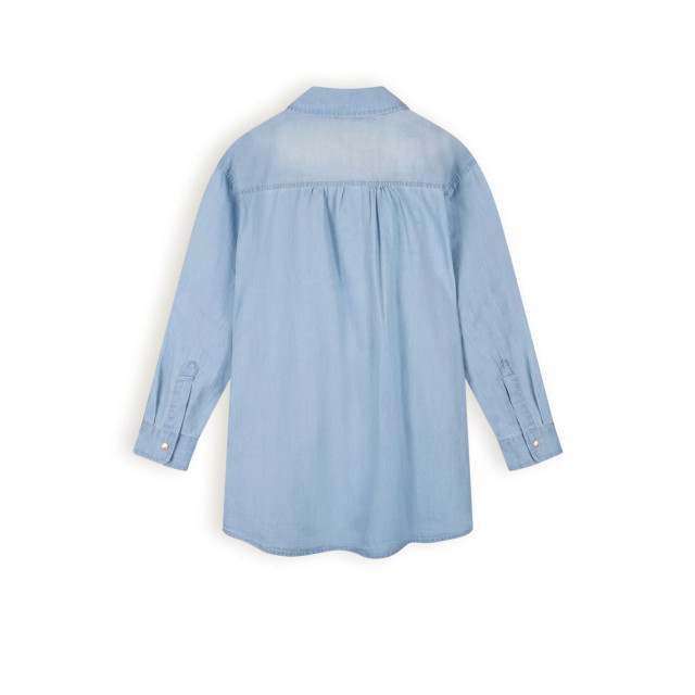 NoBell Meiden oversized blouse denim sea 149736103 large