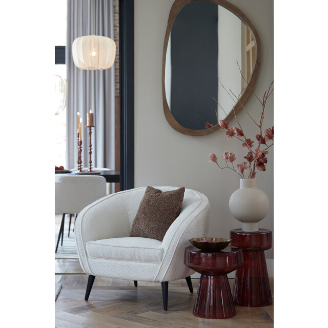 Light & Living bijzettafel dakwa Ø37x44cm - 2909724 large
