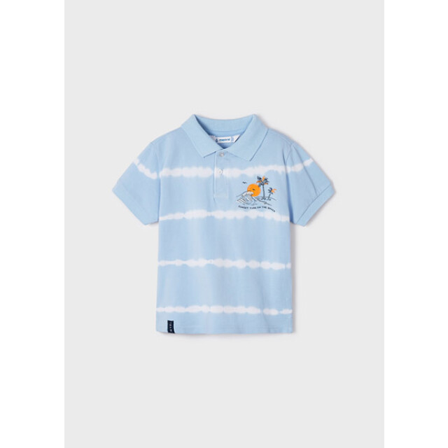Mayoral Jongens polo wave 3156-Wave blauw-034 large