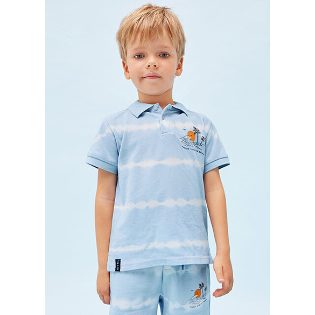 Mayoral Jongens polo wave 3156-Wave blauw-034 large