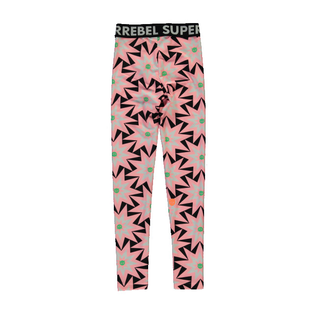 SuperRebel Meisjes legging pearl star aop R202-5501-901 large