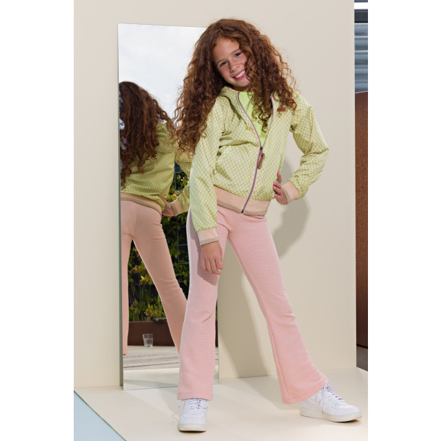 NoNo Meisjes zomerjas met capuchon bella sour lime N302-5200-333 large