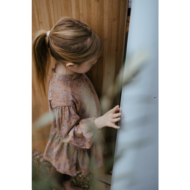 Levv Meisjes blouse gest aop bloemen W233 - L-GEST - AOP BL M F large