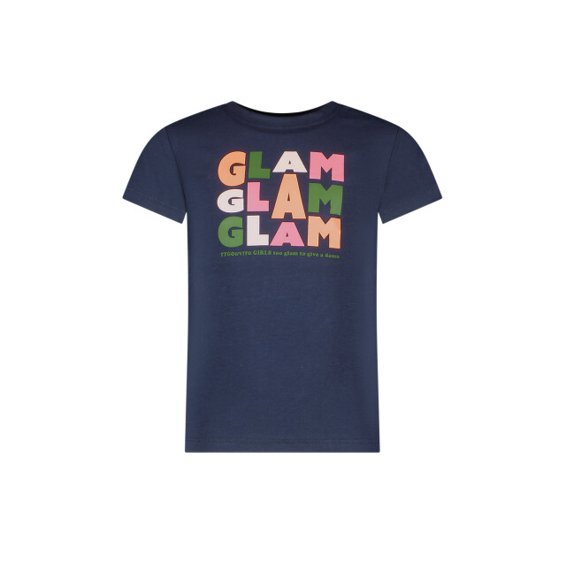 TYGO & vito Meisjes t-shirt jayla navy X402-5400-190 large