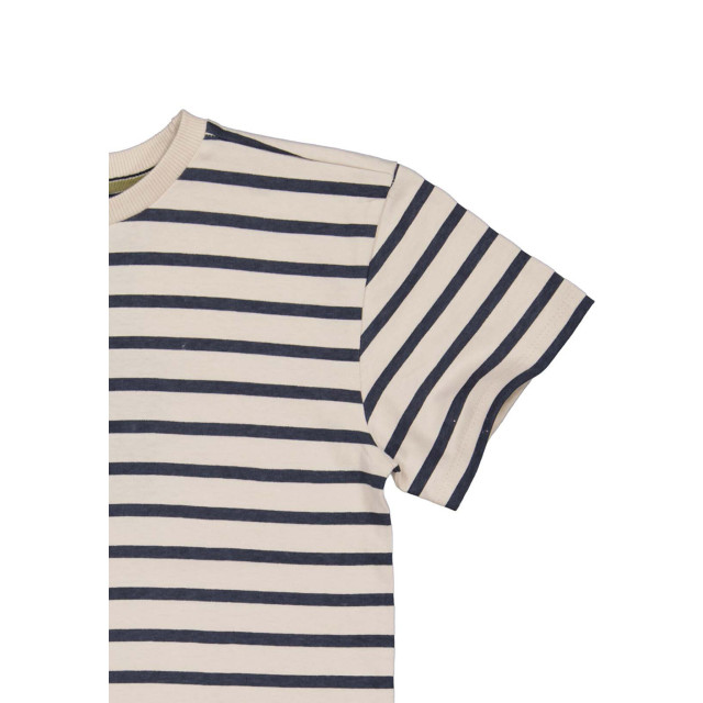 Quapi Jongens oversized t-shirt karel aop blue stripe 148979642 large