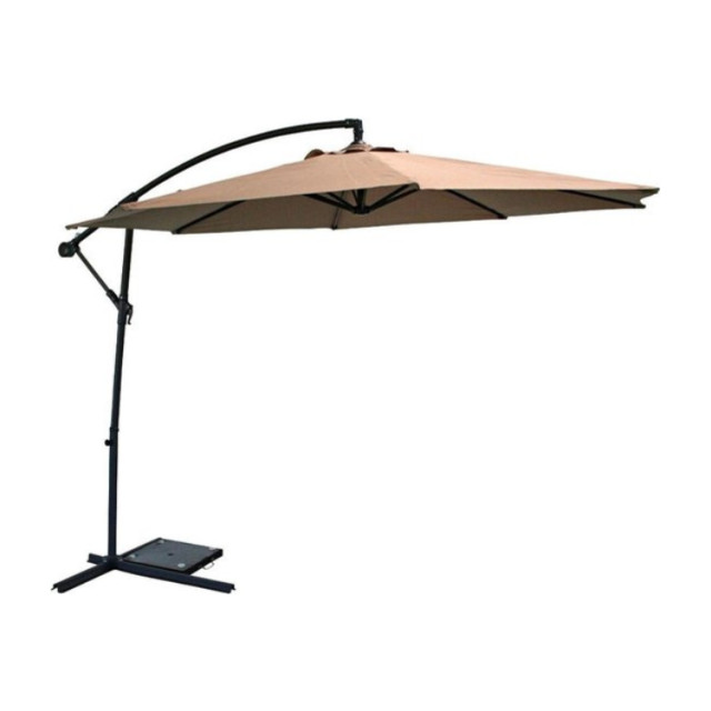 SenS-Line menorca parasol taupe Ø300 cm - 2069782 large