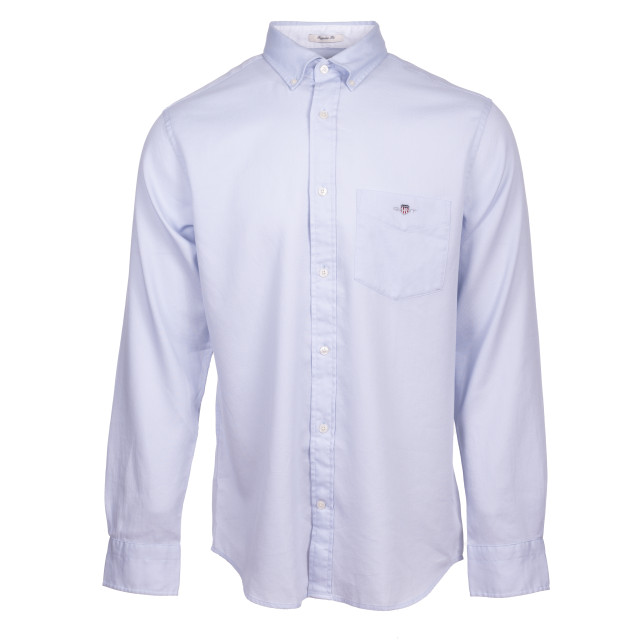 Gant Honingraat textuur overhemd light blue 3240059-455 large