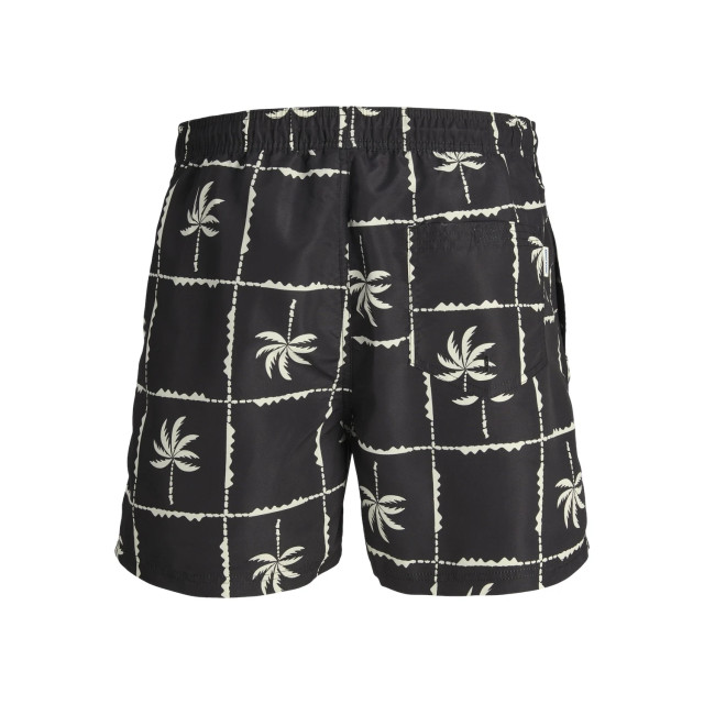 Jack & Jones Heren zwemshort oceanday print 12257049-BLACK large