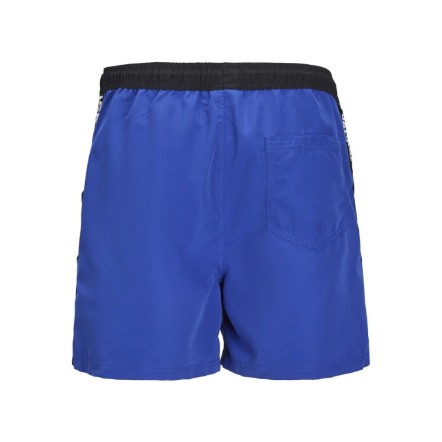 Jack & Jones Heren zwemshort jjswim black tape blauw 12253129-Bluing large