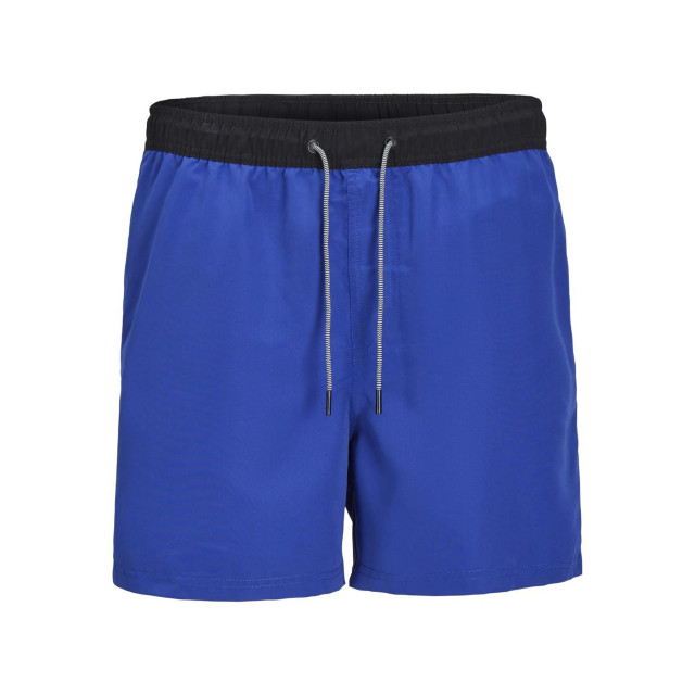 Jack & Jones Heren zwemshort jjswim black tape blauw 12253129-Bluing large