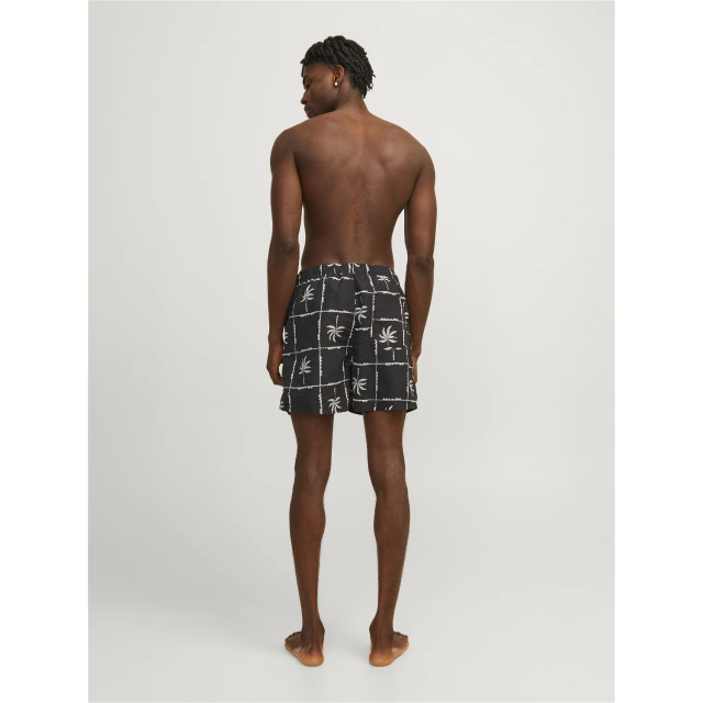 Jack & Jones Heren zwemshort oceanday print 12257049-BLACK large