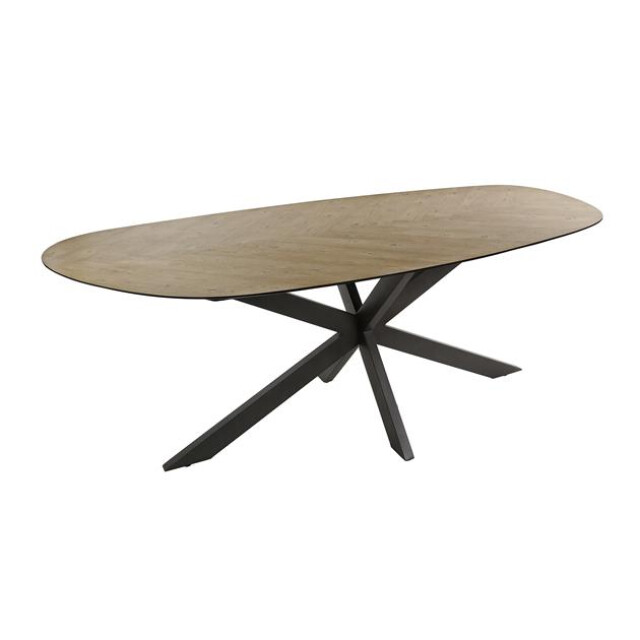 Hoyz eetkamertafel 215 organisch gerecycled teakhout fineer 2917025 large