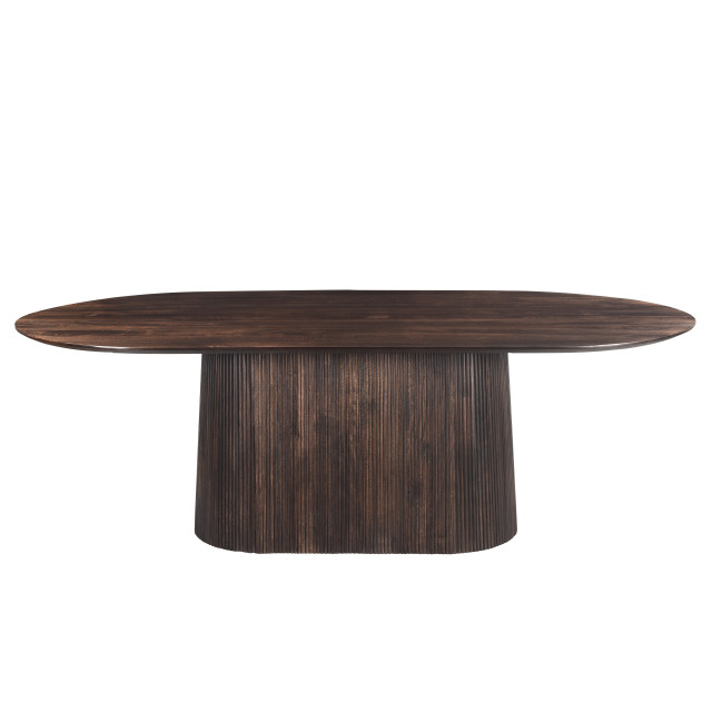 Livingfurn eetkamertafel salvator walnut 200cm mangohout 2630752 large