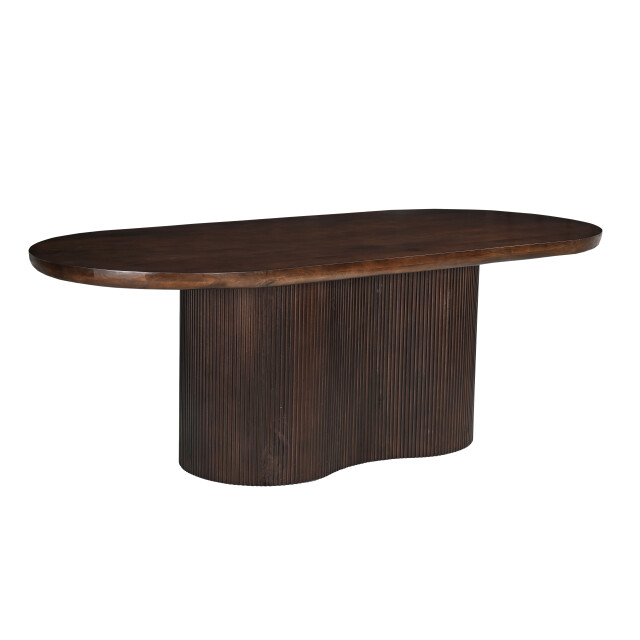 Livingfurn eetkamertafel sevilla brown 220cm mangohout 2834861 large