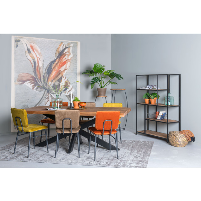 Livingfurn eetkamertafel nairobi tree top 200cm mangohout - 2061605 large