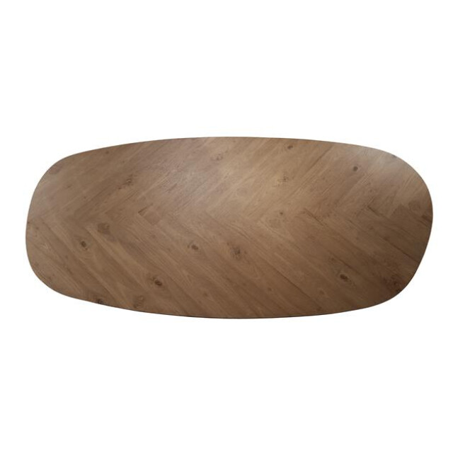 Hoyz eetkamertafel 215 organisch gerecycled teakhout fineer 2917025 large