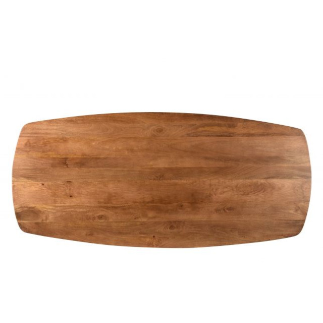 Livingfurn eetkamertafel jesper danish oval 230cm mangohout / gecoat staal 2638565 large