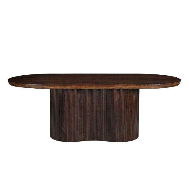 Livingfurn eetkamertafel sevilla brown 220cm mangohout 2834861 large