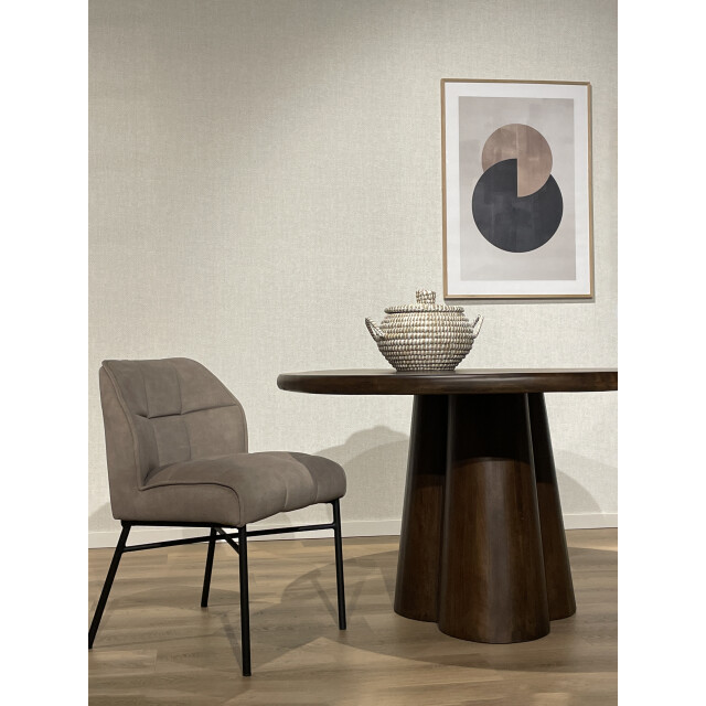 Livingfurn eetkamertafel brix clubs 130cm mangohout 2630764 large