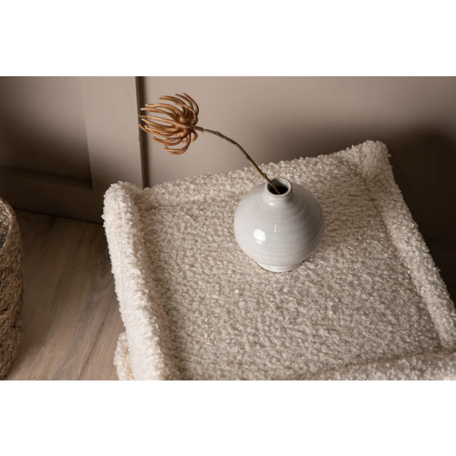 Nest living Quinty bouclé poef 40 x 40 cm 2922568 large